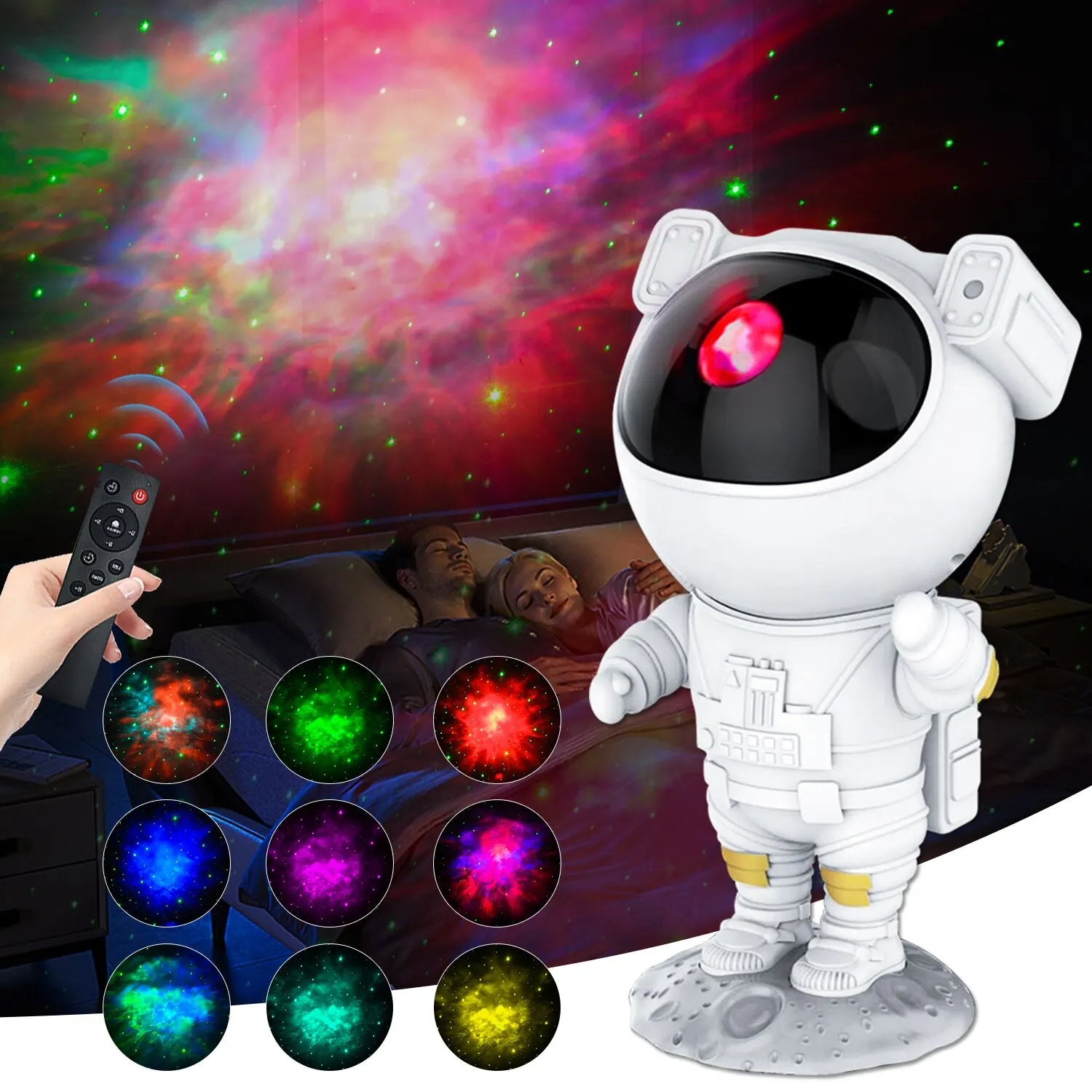 Astronaut Star Projector Night Light - Trend Finder