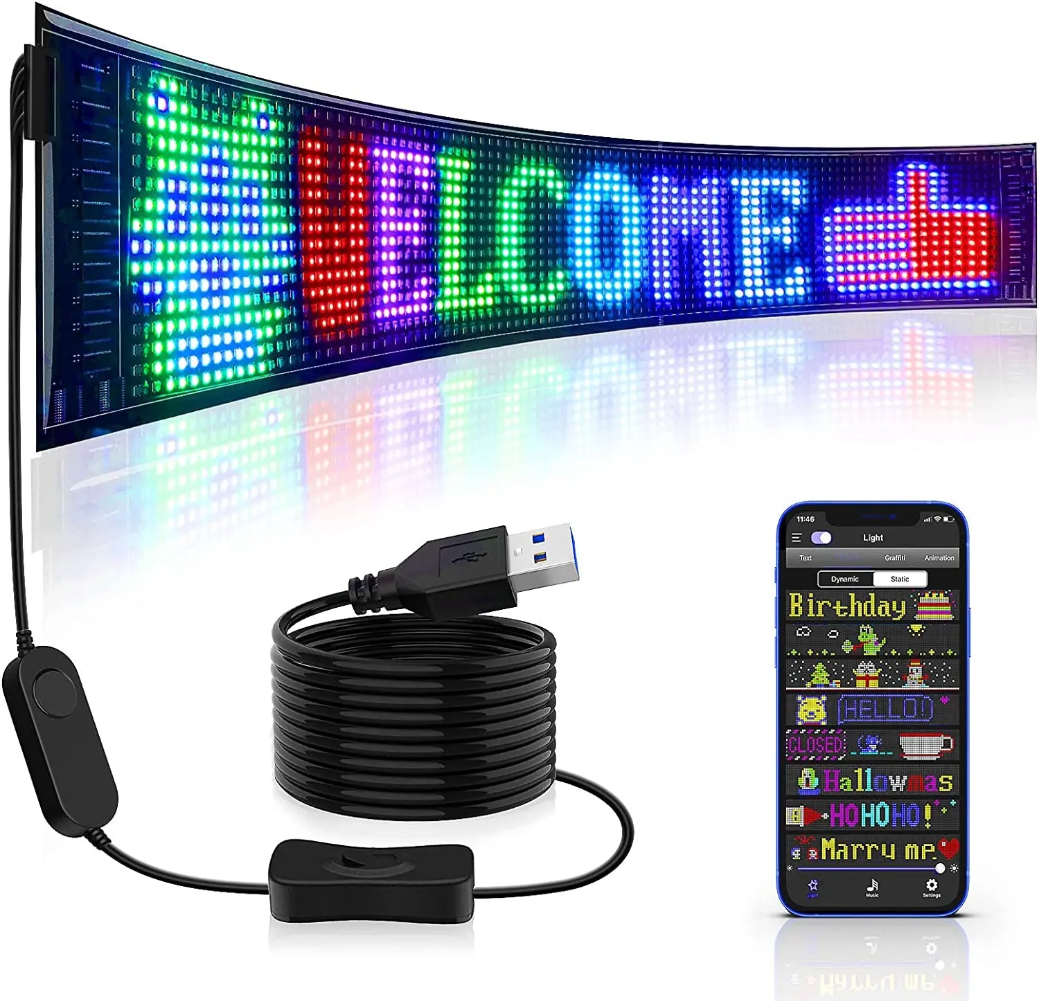Flexible Car LED Panel - Trend Finder