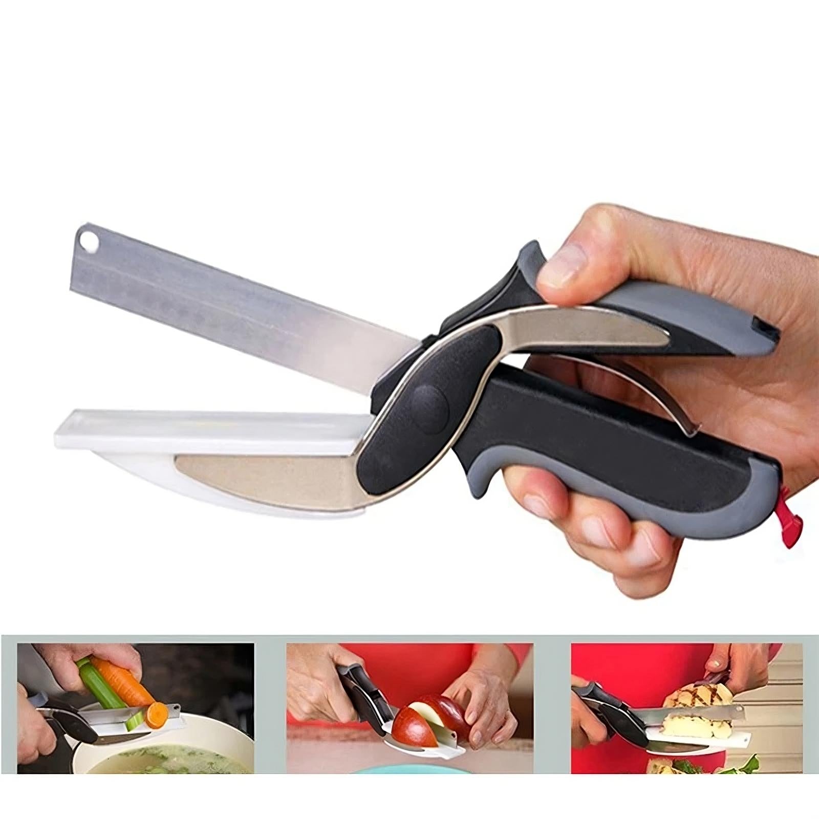 Chop Scissors with Cutting Board - Trend Finder