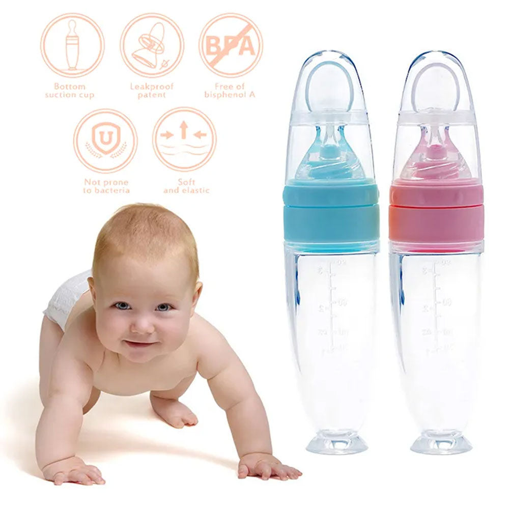 Baby Feeding Squeeze Spoon - Trend Finder