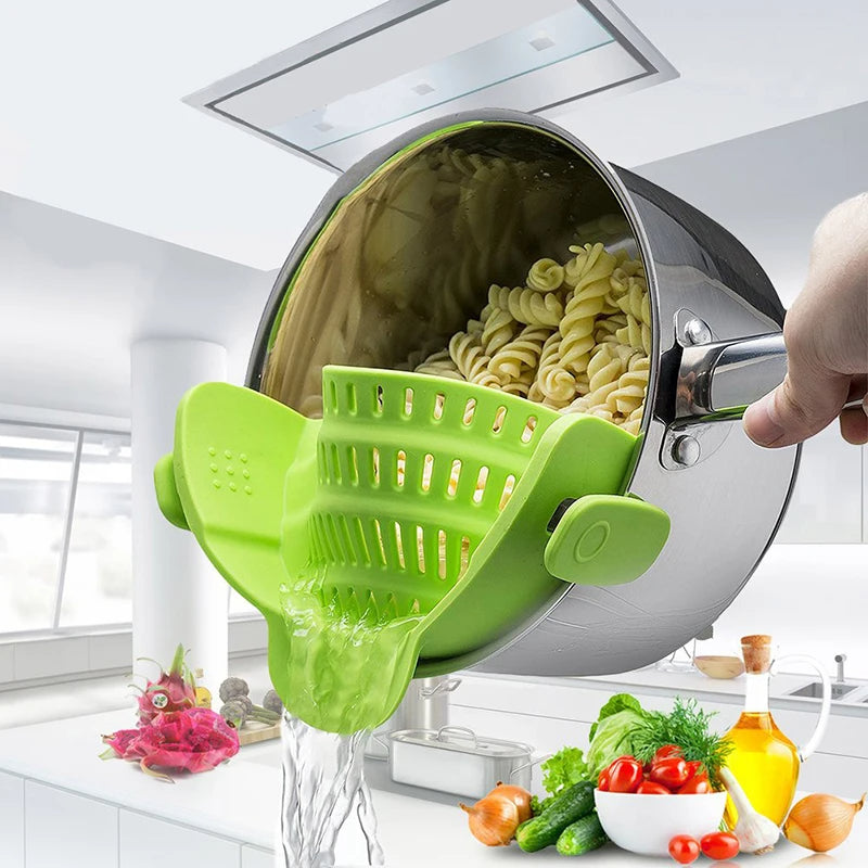 Universal Silicone Strainer Clip - Trend Finder