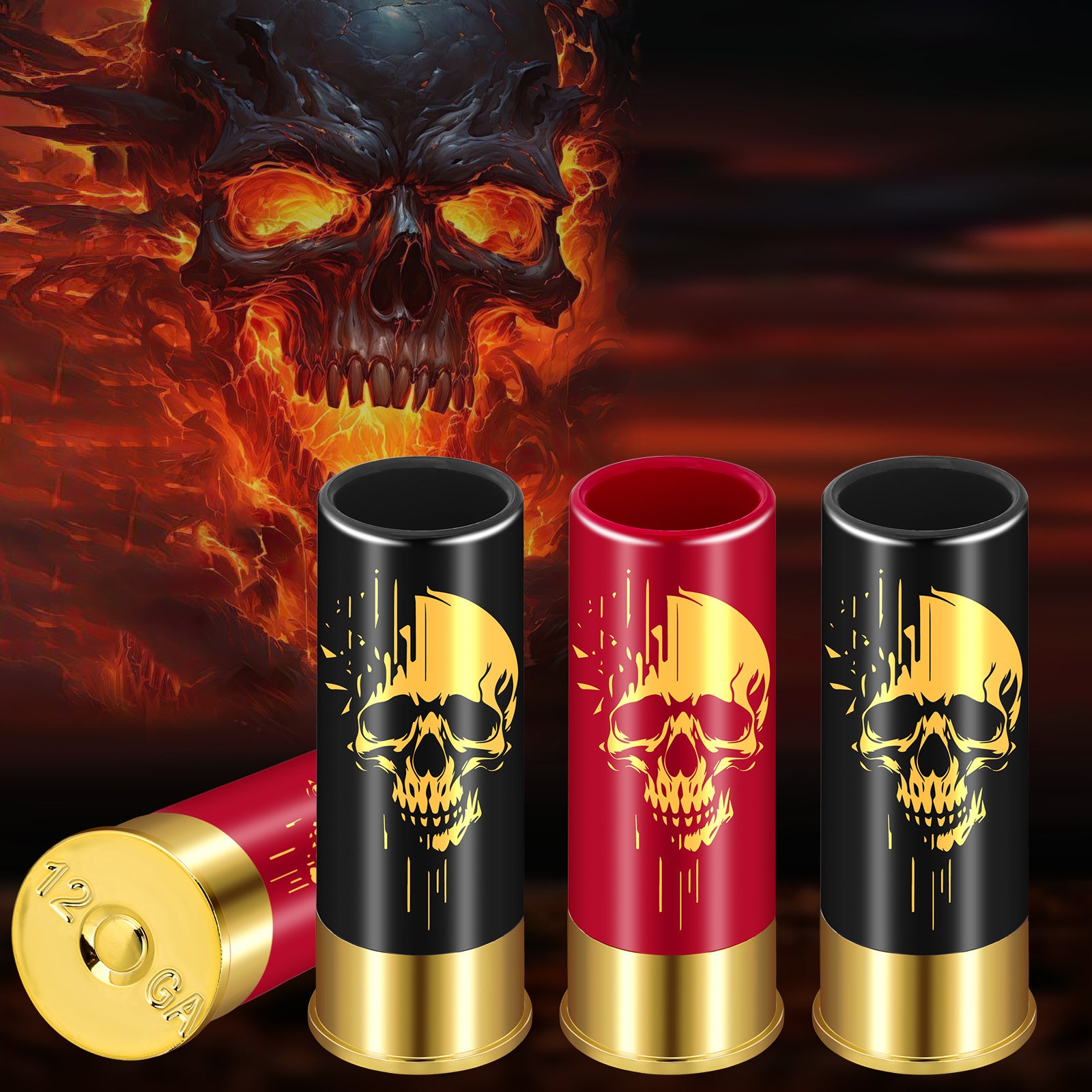 Skull 1.5oz Shot Glasses 4pcs - Trend Finder