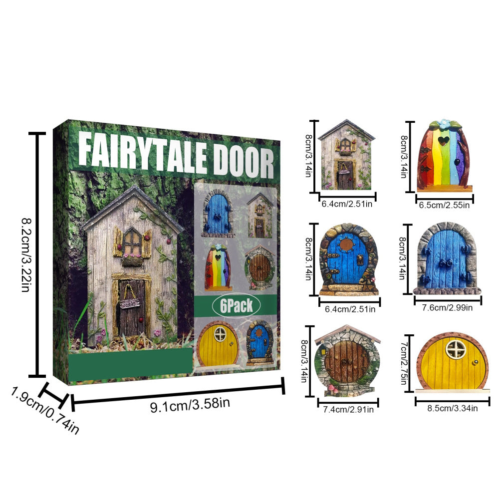 Miniature Fairy Doors for Trees (6pcs) - Trend Finder