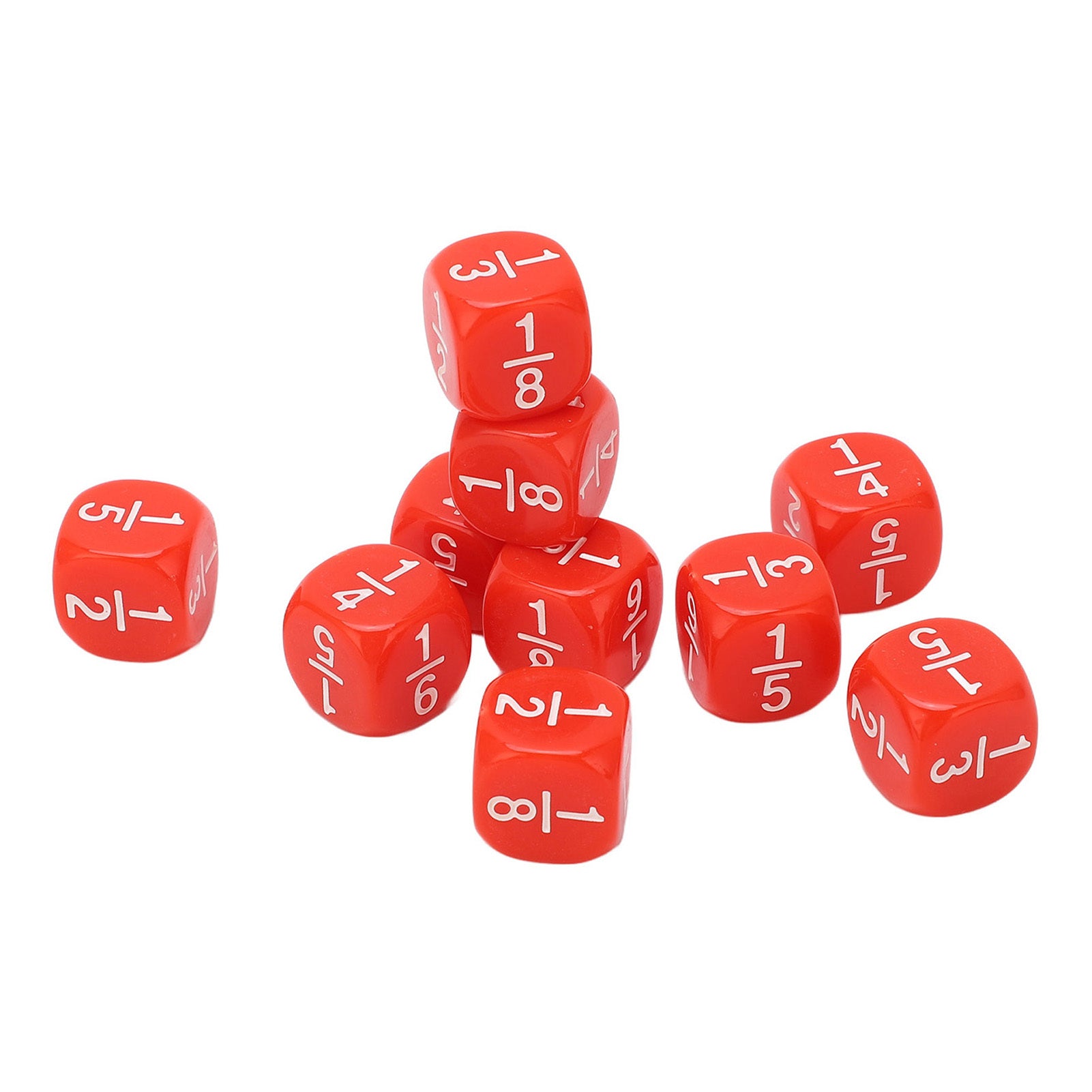 Fractions Dice Set (20Pcs) - Trend Finder