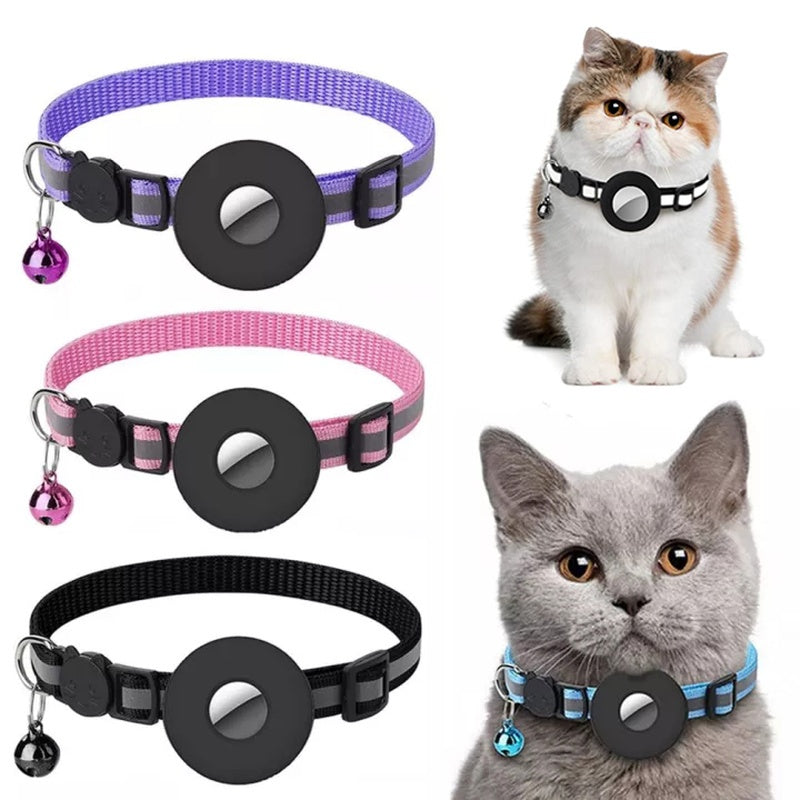 Reflective Pet Collar with Holder for Apple Airtag - Trend Finder