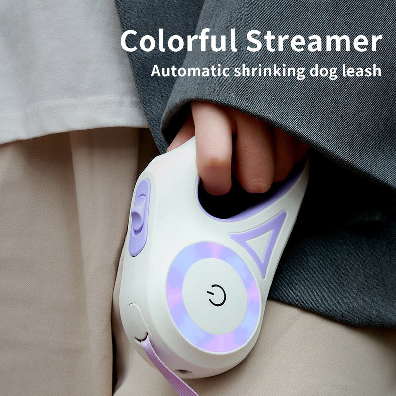 Retractable Dog Leash With Flashlight - Trend Finder