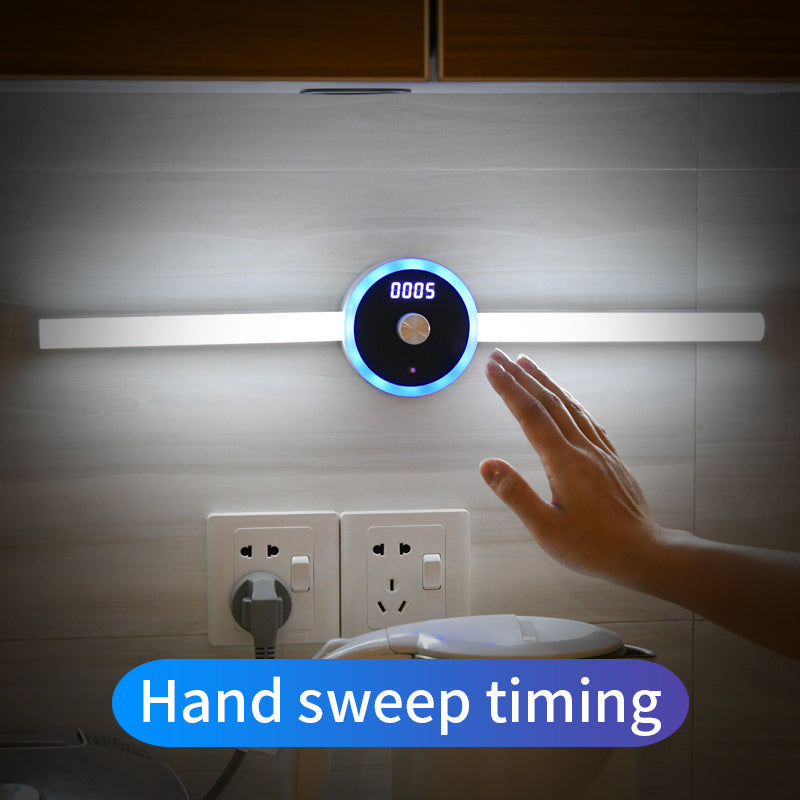 Mountable LED Light With Body Sensor and Timer/Clock - Trend Finder