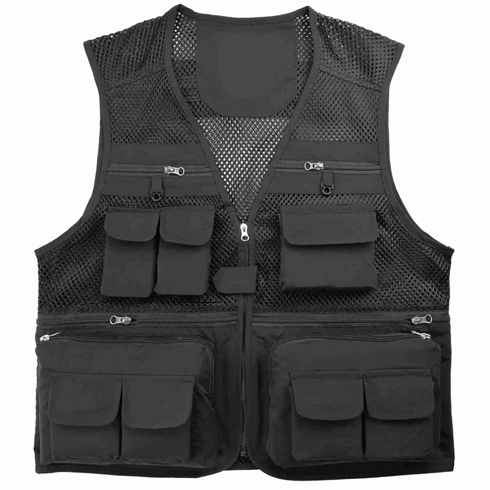 Breathable Fishing Vest with Zipper Pockets - Trend Finder