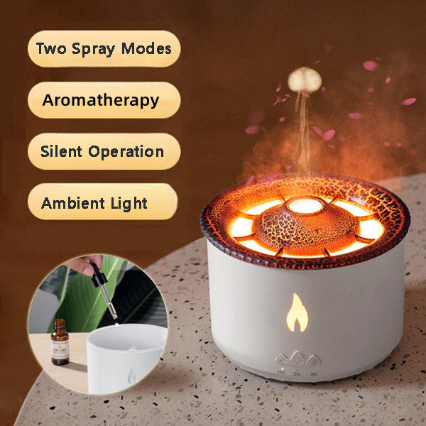Essential Oil Humidifier/Diffuser with Volcano Aromatherapy - Trend Finder