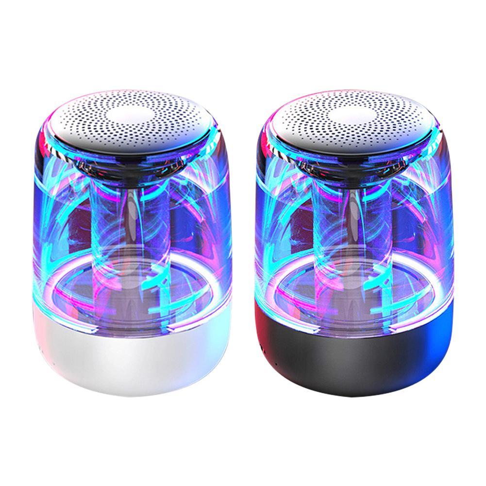 Portable Bluetooth Speaker with Colorful LED Motion Lighting - Trend Finder
