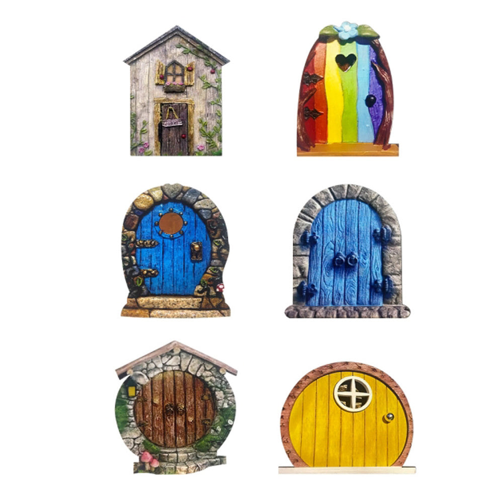 Miniature Fairy Doors for Trees (6pcs) - Trend Finder