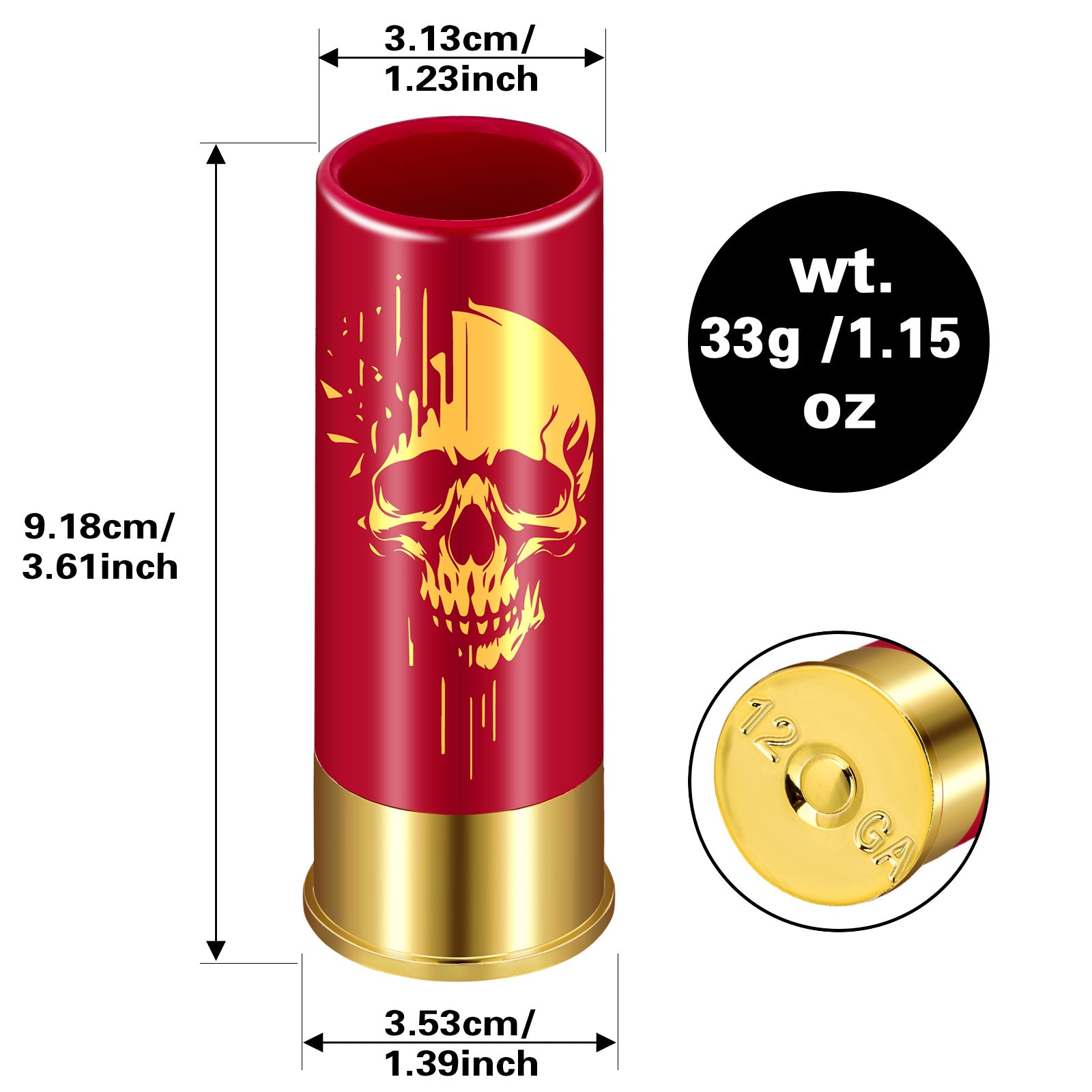 Skull 1.5oz Shot Glasses 4pcs - Trend Finder