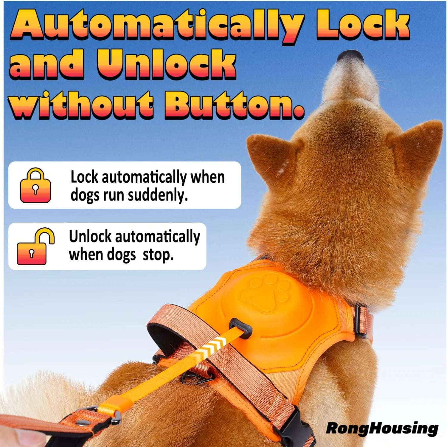 Dog Harness with Retractable Leash - Trend Finder
