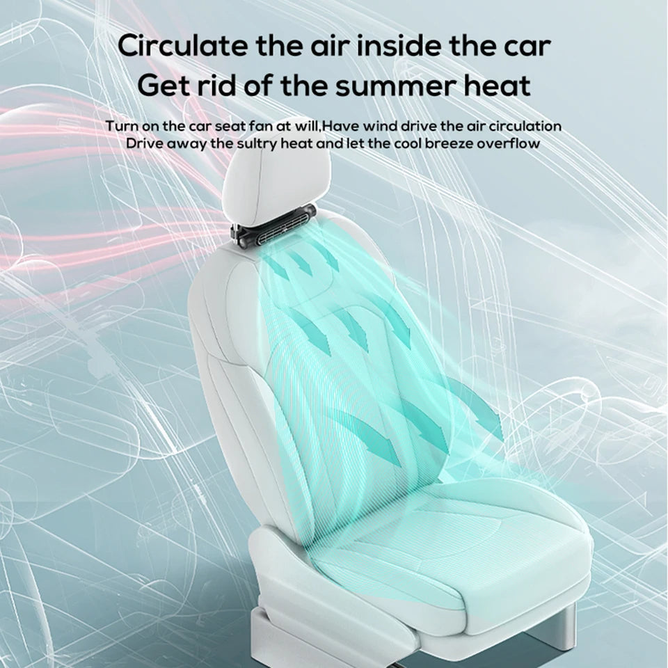 Cooling Car Seat Fan - Trend Finder