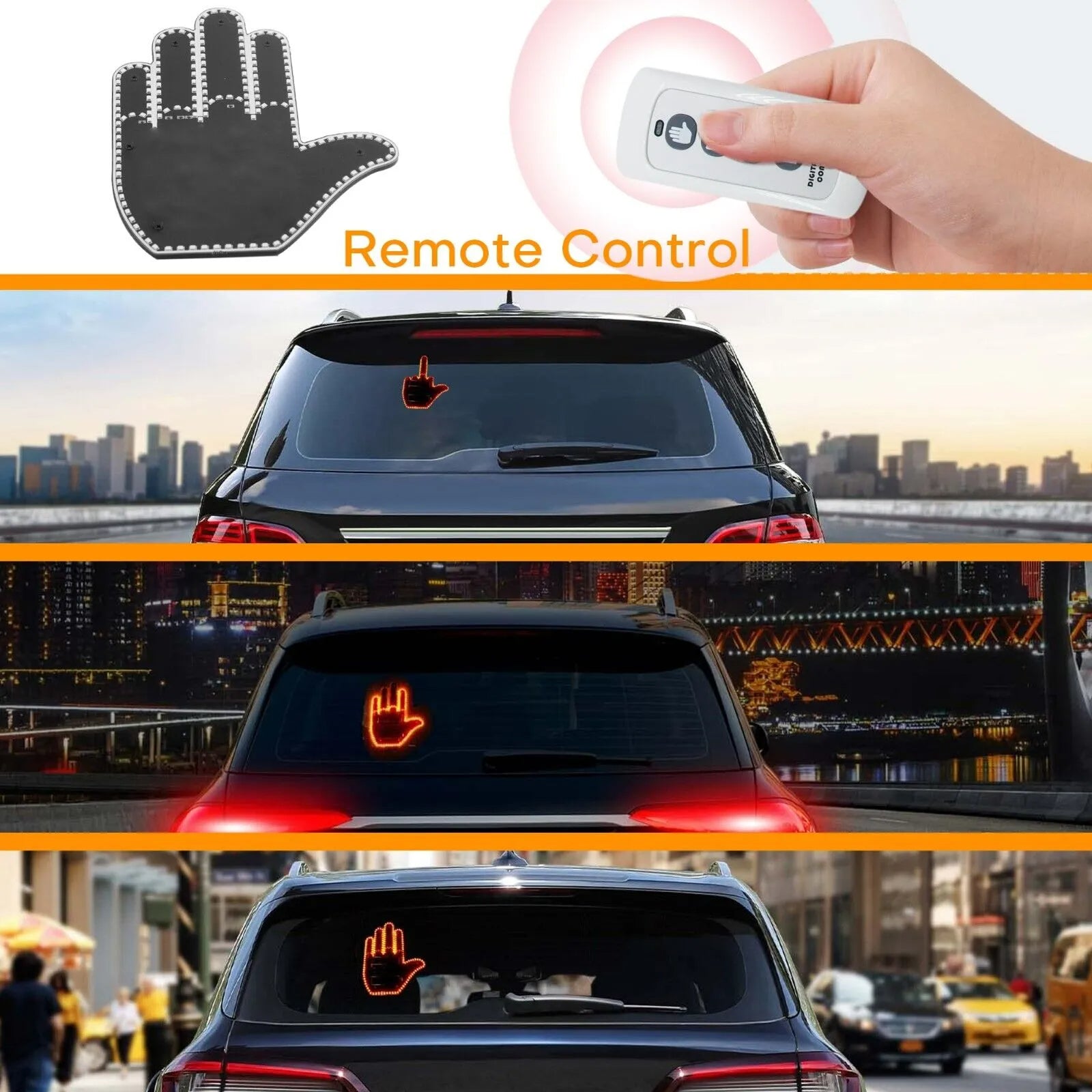 Hand Gesture Car Light - Trend Finder