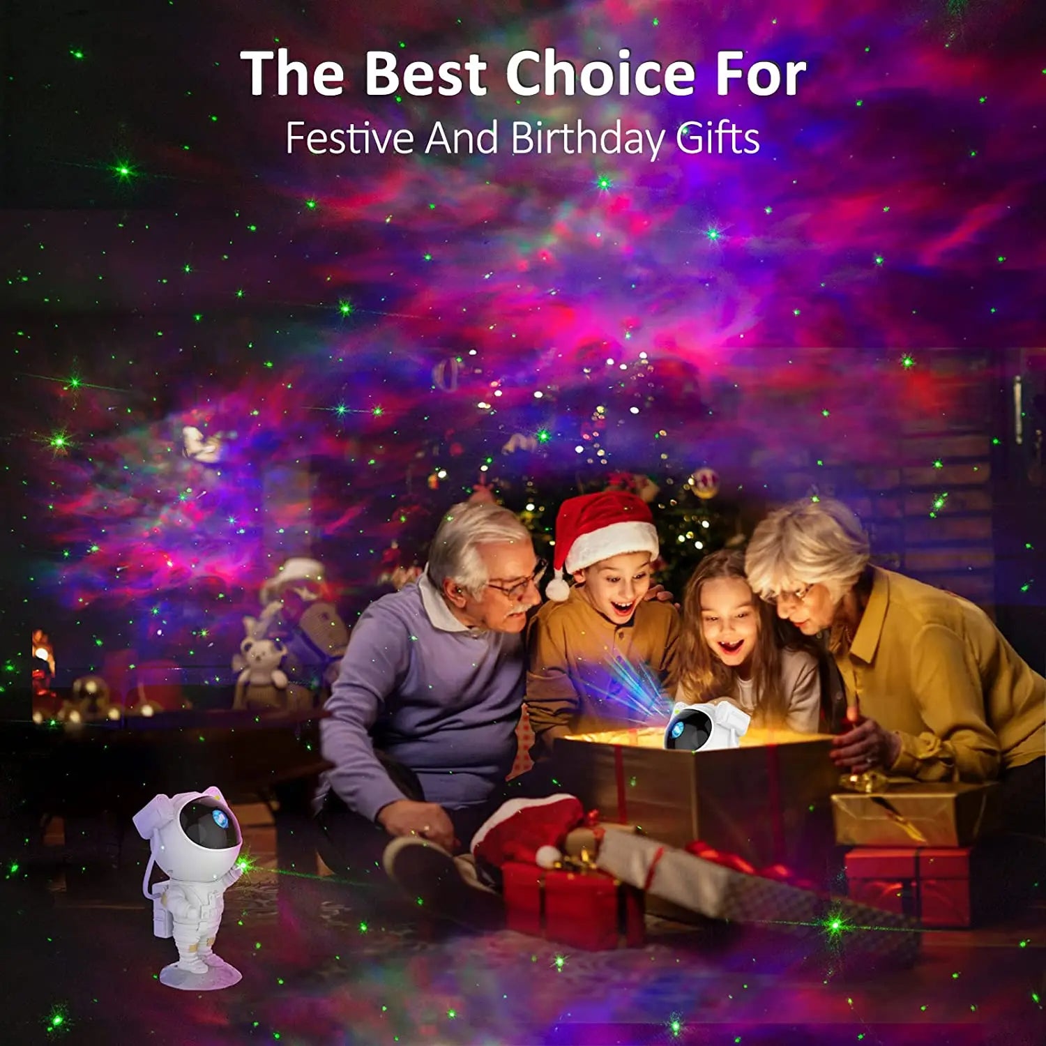 Astronaut Star Projector Night Light - Trend Finder