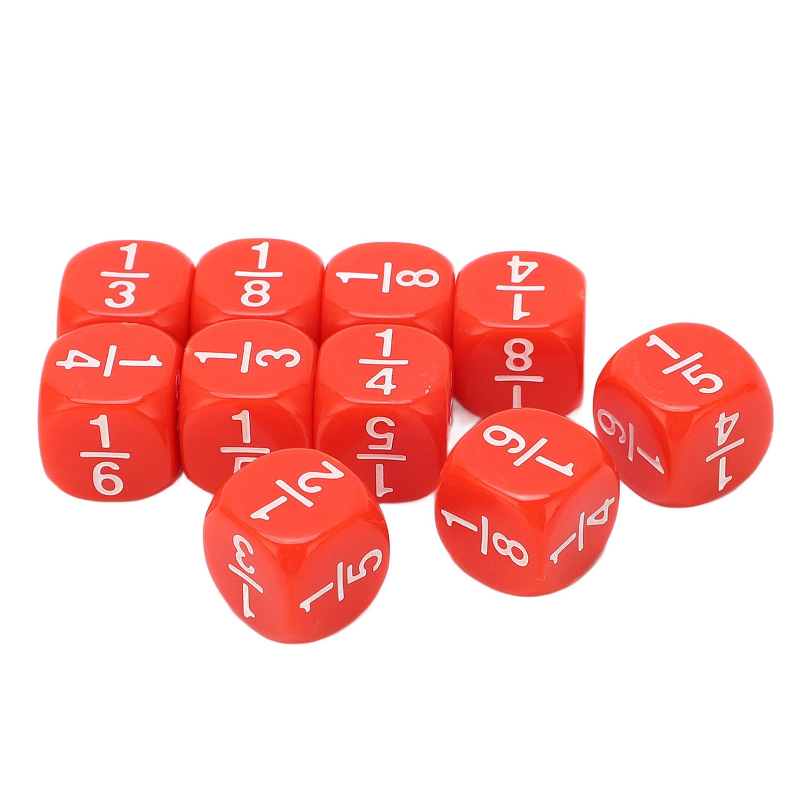 Fractions Dice Set (20Pcs) - Trend Finder