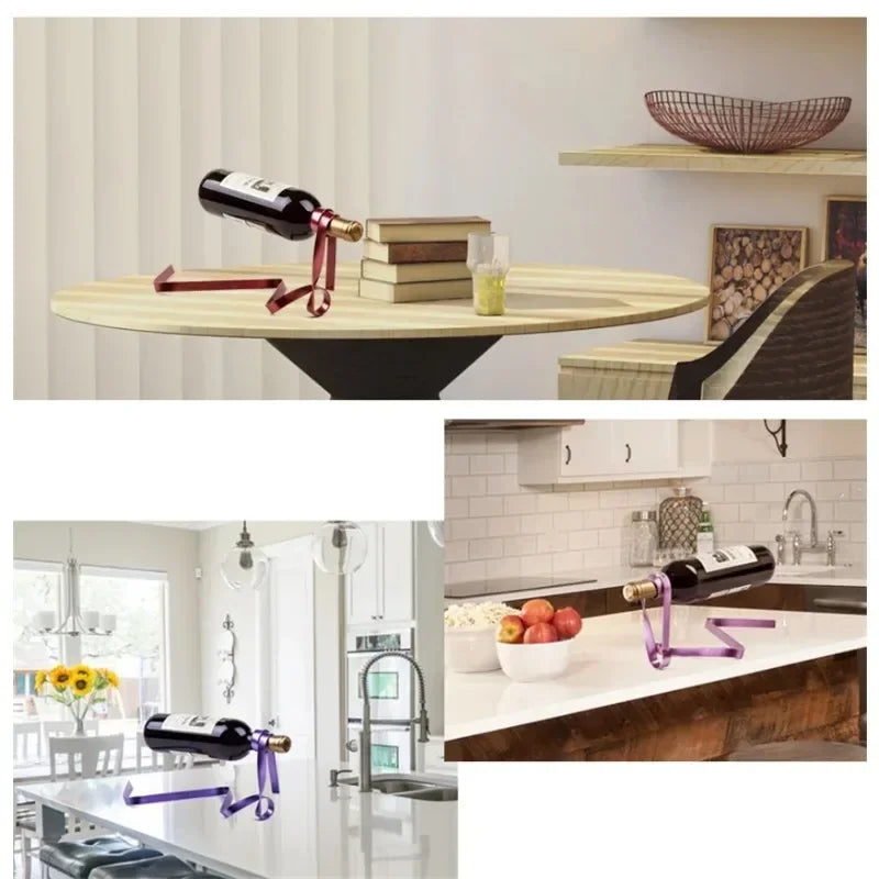 Floating Ribbon Wine Holder - Trend Finder