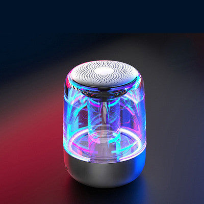 Portable Bluetooth Speaker with Colorful LED Motion Lighting - Trend Finder