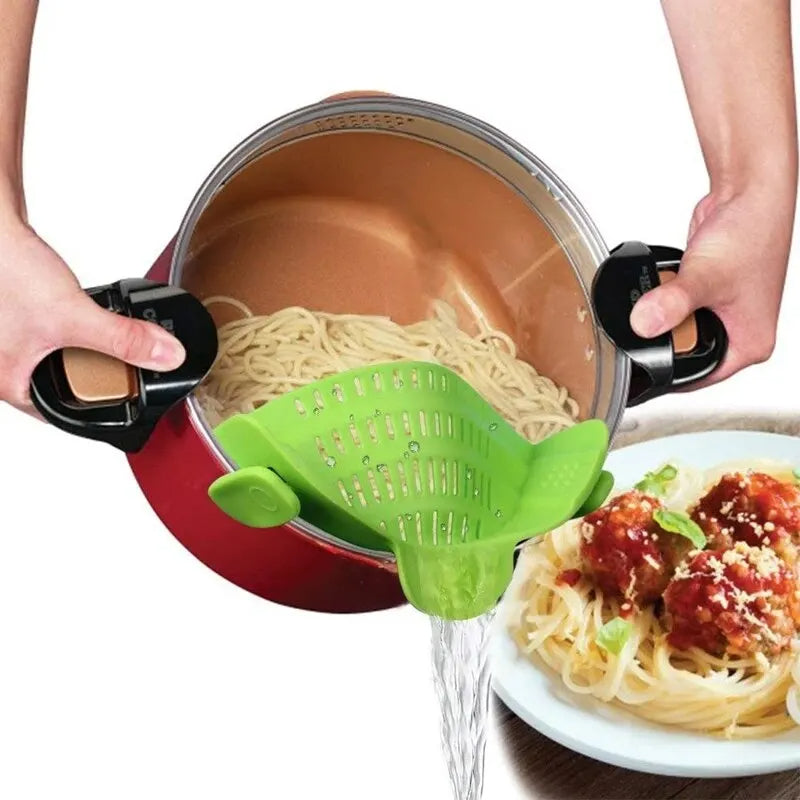 Universal Silicone Strainer Clip - Trend Finder