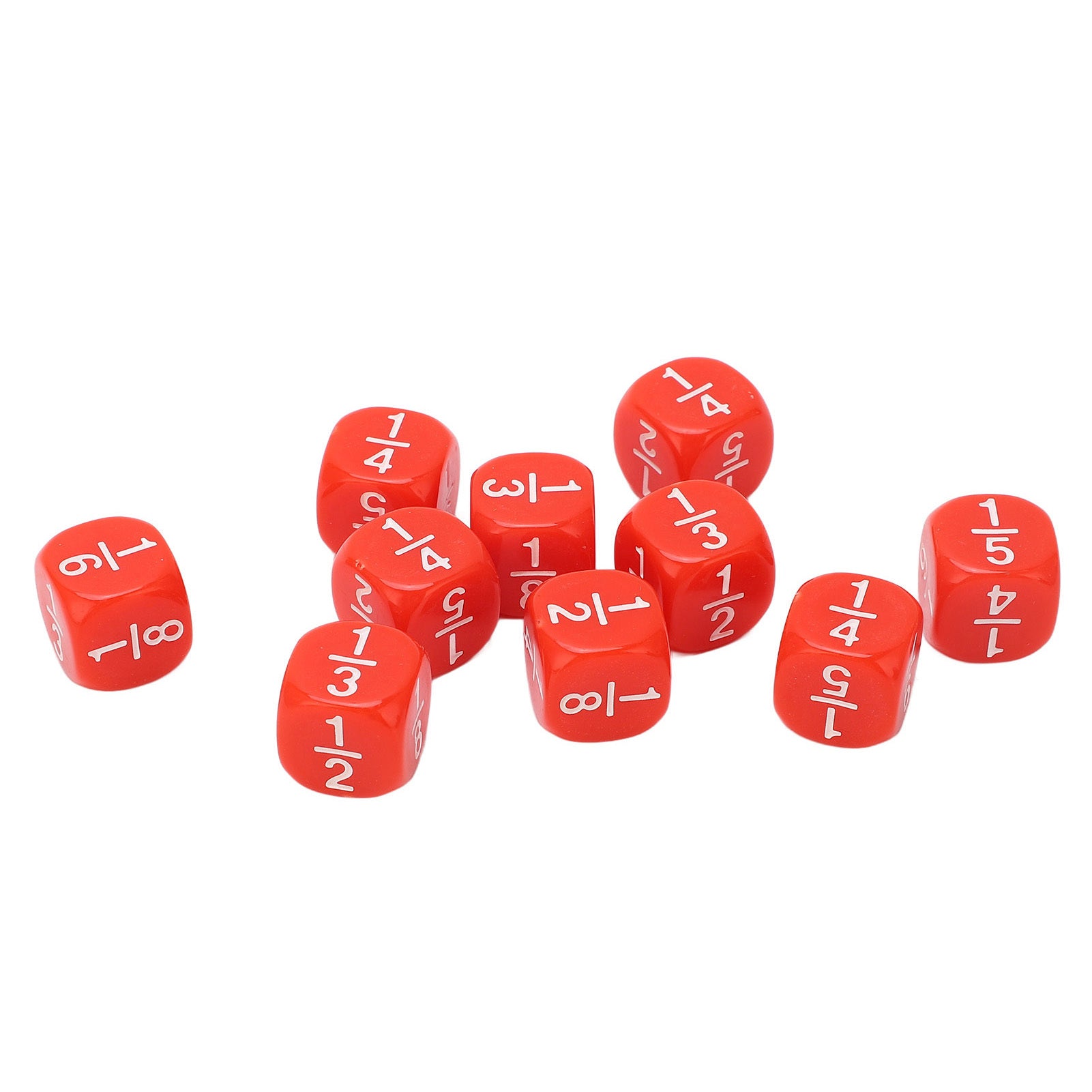 Fractions Dice Set (20Pcs) - Trend Finder
