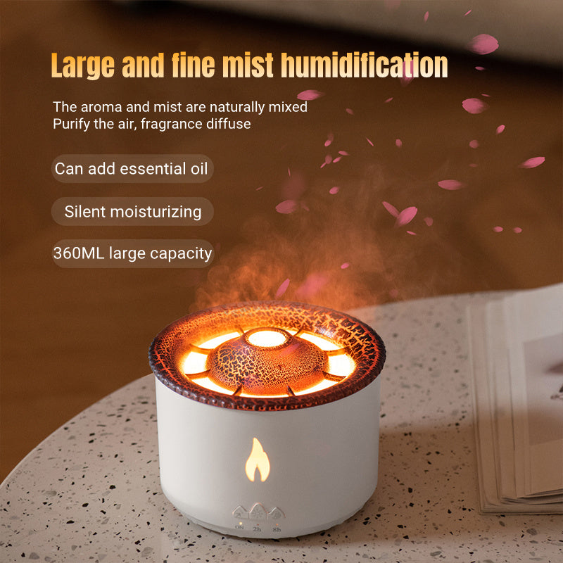 Essential Oil Humidifier/Diffuser with Volcano Aromatherapy - Trend Finder